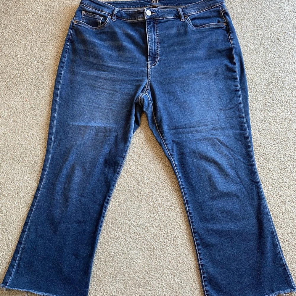 Kut from the Kloth Ankle Flare Jeans Size 18 W